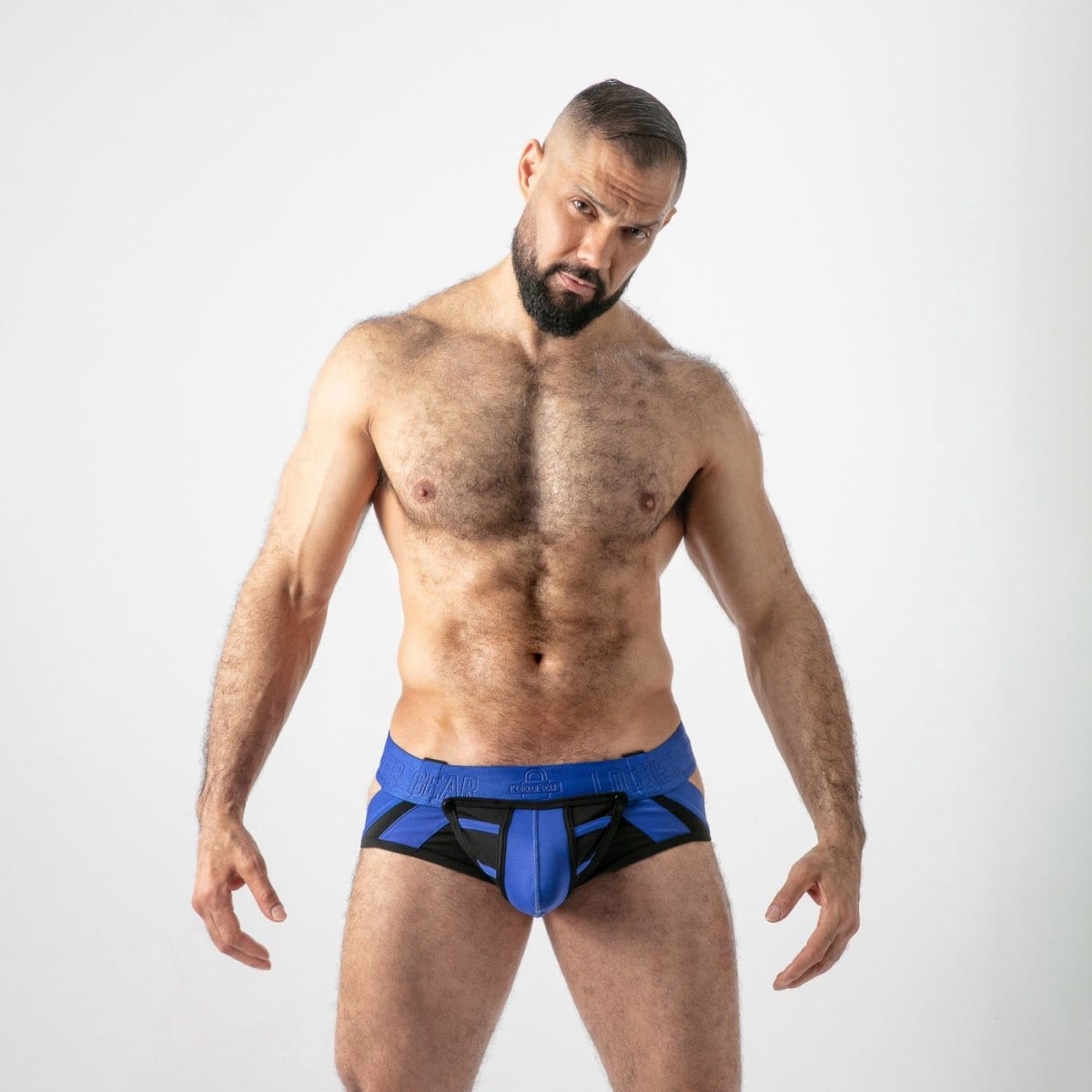 Jocksy Locker Gear LK0135 Open Access Jock Brief modré
