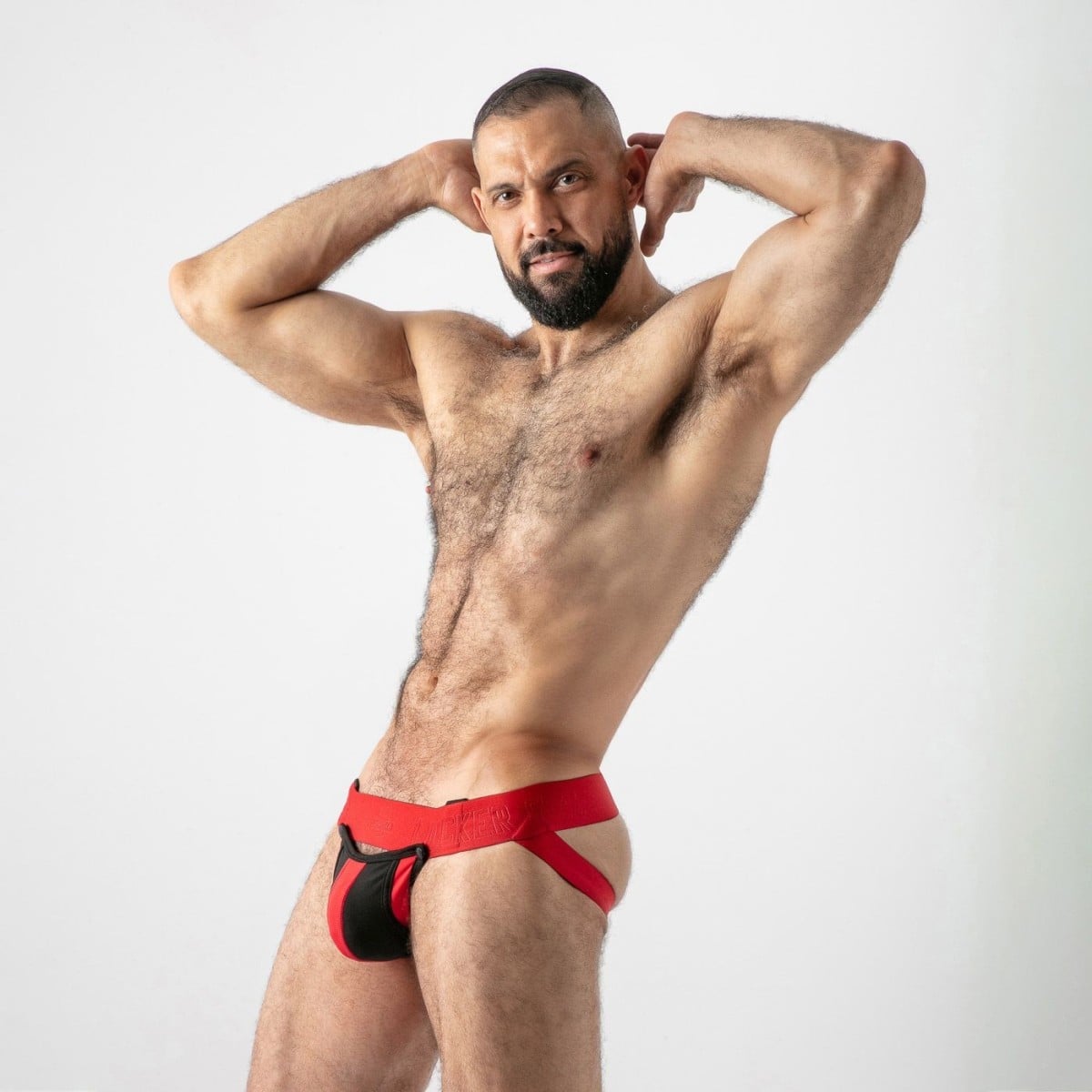 Jocksy Locker Gear LK0137 Open Access Jockstrap červené