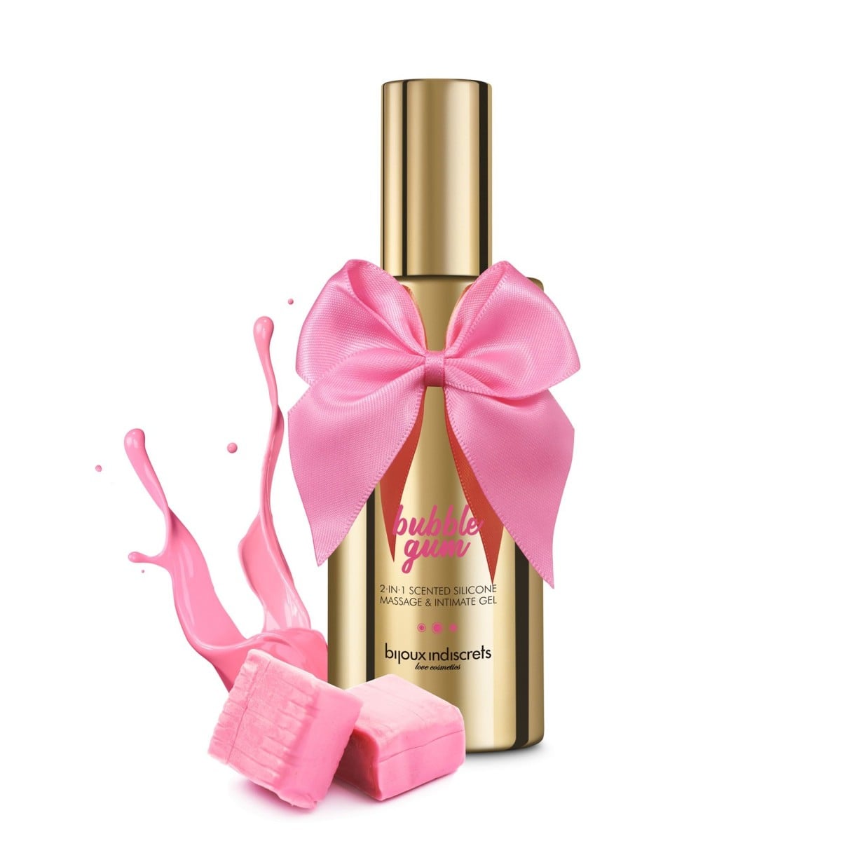Masážní gel Bijoux Indiscrets 2-in-1 Bubblegum 100 ml