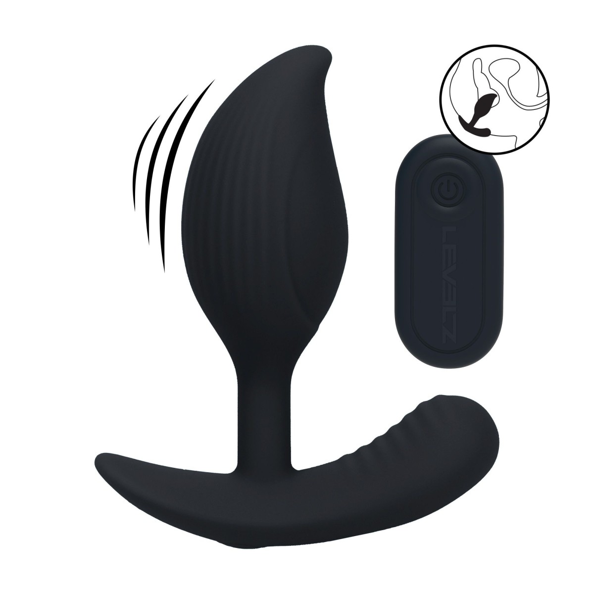 Levelz Vibrating Anal Plug with Remote Control