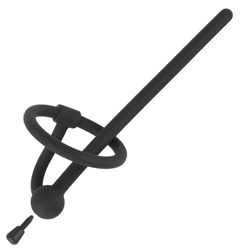 Penis plug Piss Play With Glans Ring & Stopper 35 mm
