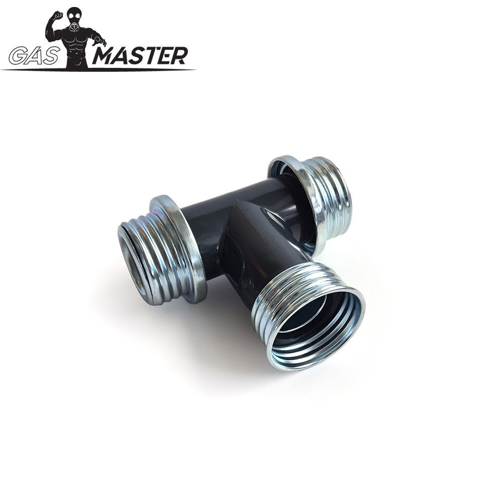 GasMaster Gas Mask Hose T-Splitter M-F-M