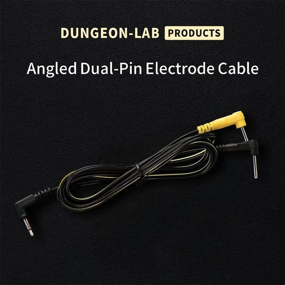 Napájací kábel DG-LAB Angled 2,5 mm jack male – 2x 2 mm male