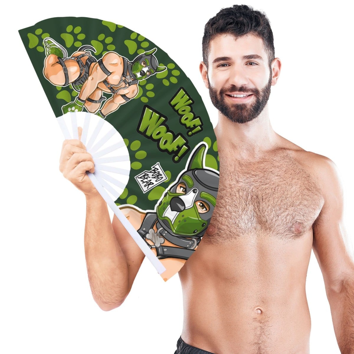 Puppy Fan Green