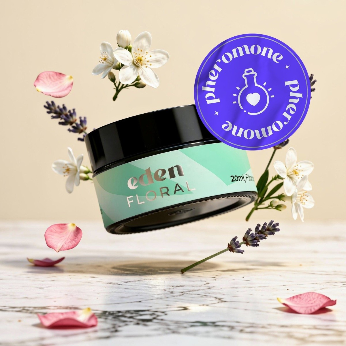Crushious Eden Pheromone Massage Candle Floral 20 ml