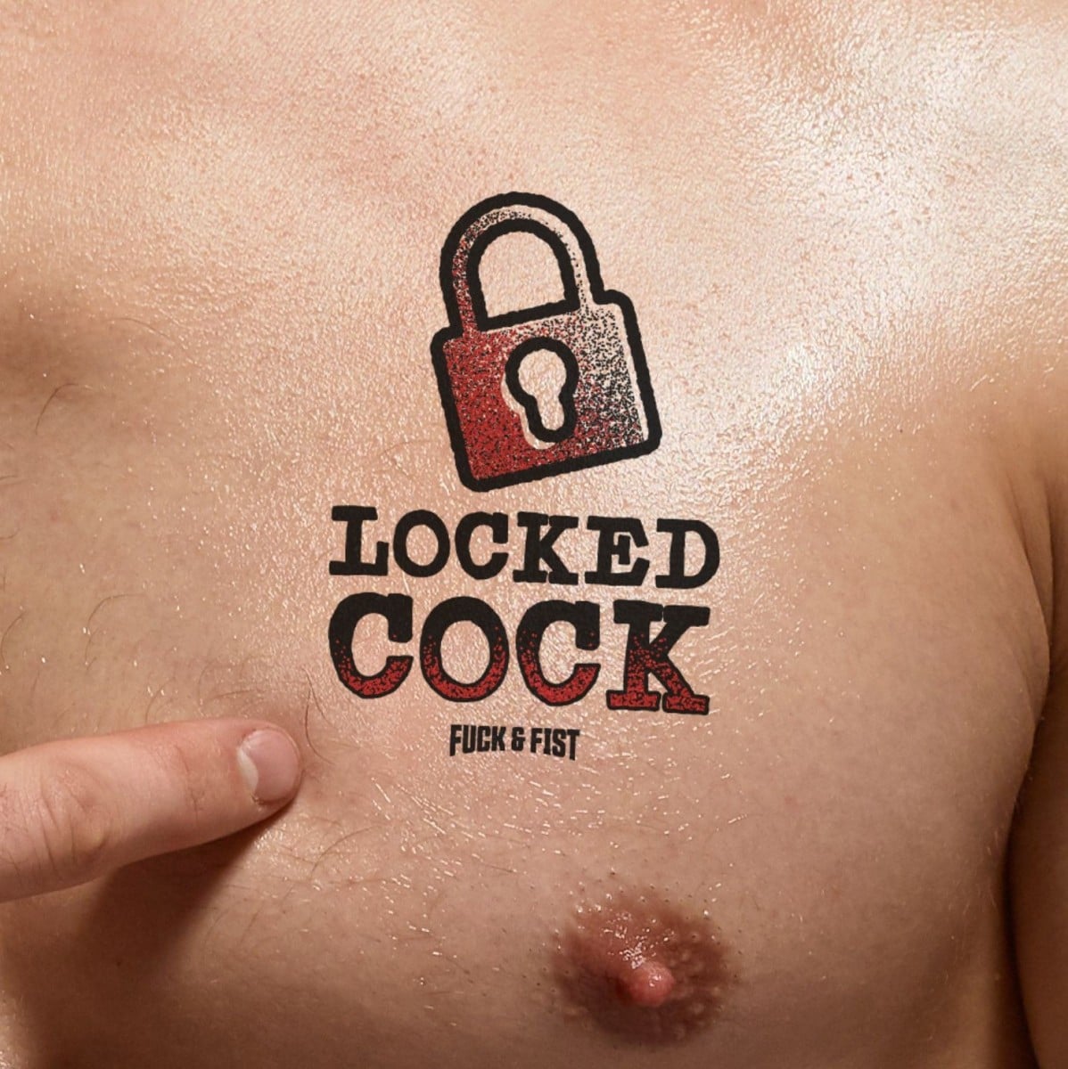 Dočasné tetovanie Fuck & Fist Locked Cock