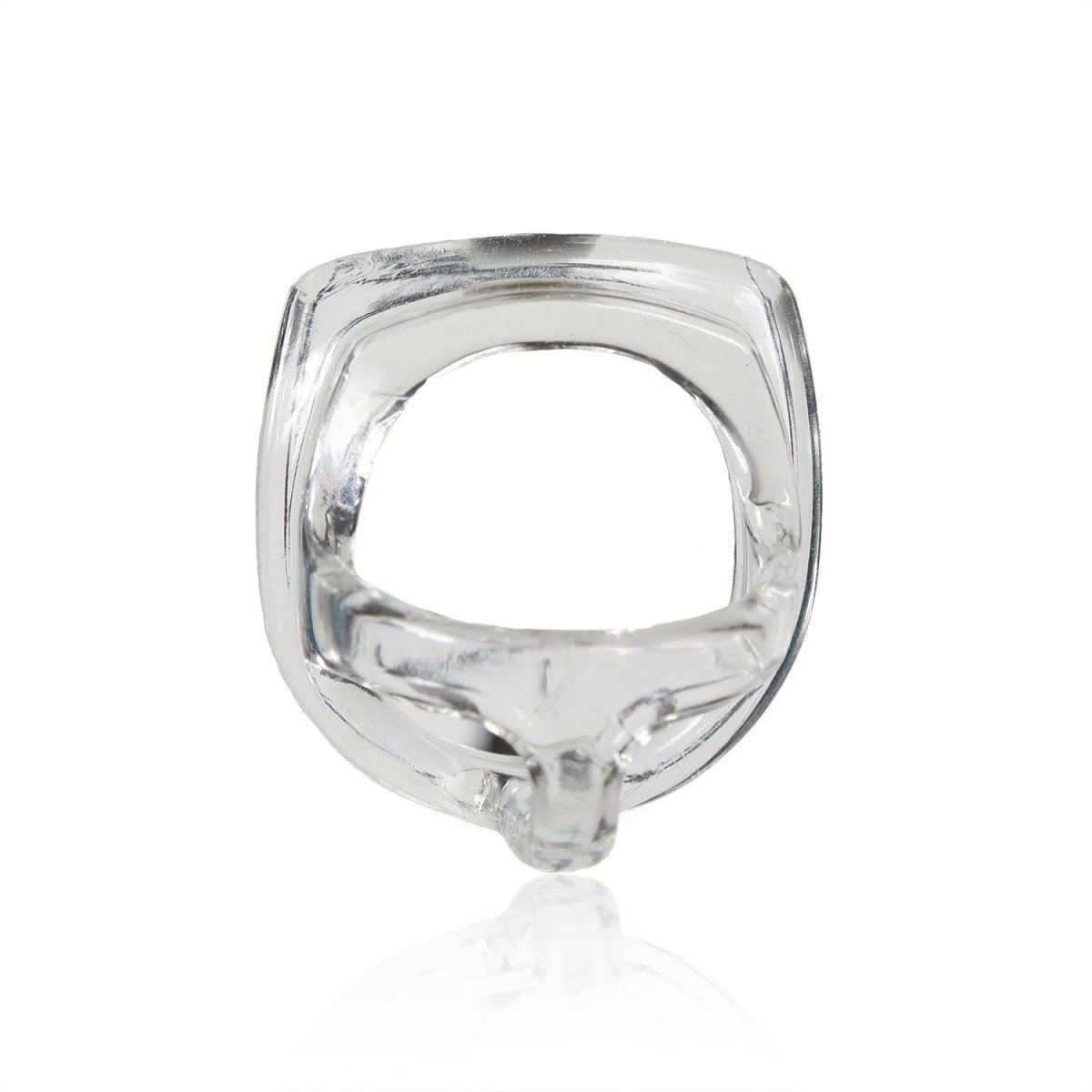 Perfect Fit Armour Split Cock Ring Clear