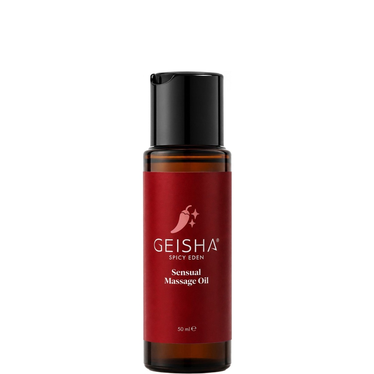 Masážní olej Geisha Sensual Massage Oil Spicy Eden 50 ml