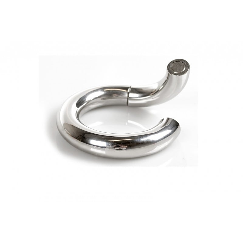 Magnetický erekční kroužek Slave4master 45 mm, ocelový erekční kroužek a natahovač varlat