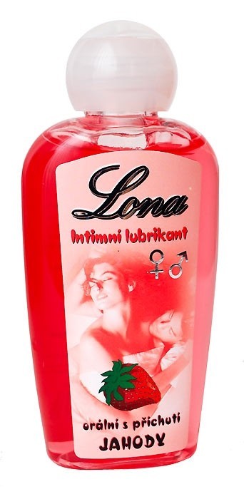 Lubrikační gel Lona jahodový 130 ml