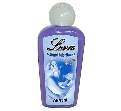 Lona Intimní lubrikant anální 130 ml, lubrikant na vodnej báze pre análny sex