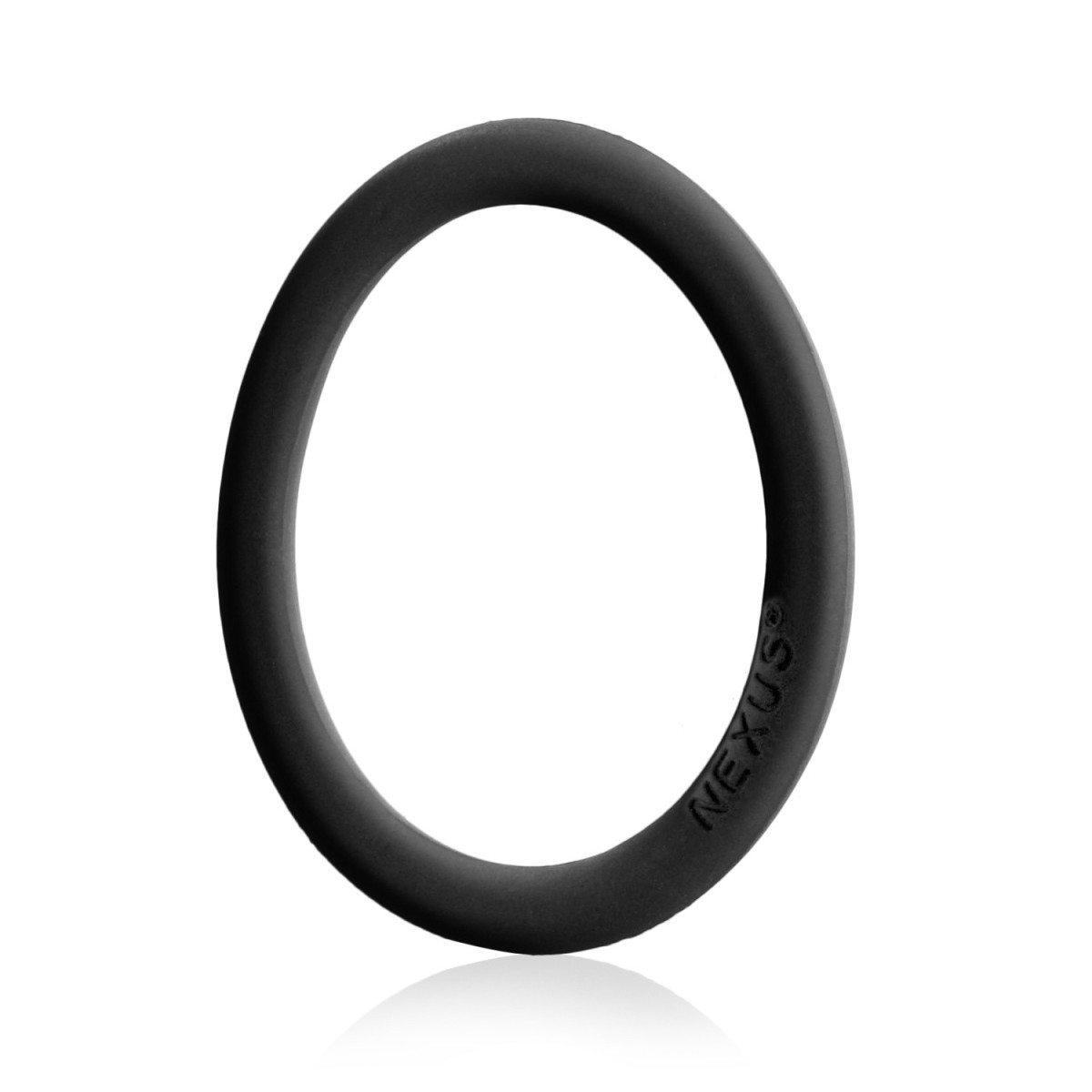 Nexus Enduro, čierny elastický krúžok na penis