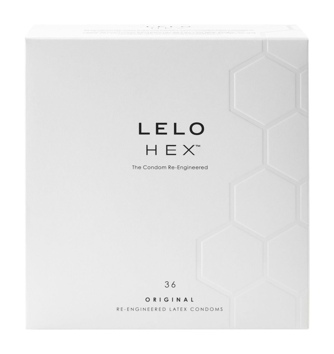 LELO HEX Original 36 ks, prémiové extra tenké latexové kondomy