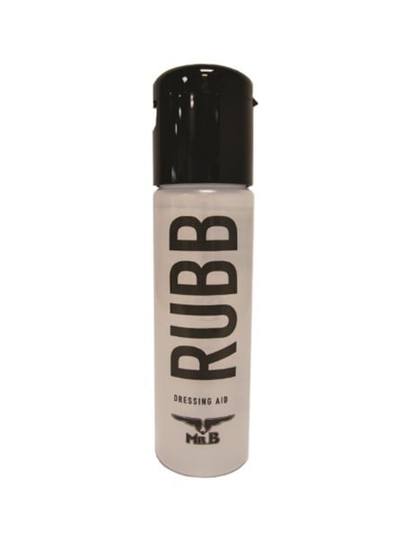 Mister B RUBB Dressing Aid 100 ml, silikonový prostředek pro snadné oblékání gumy a latexu