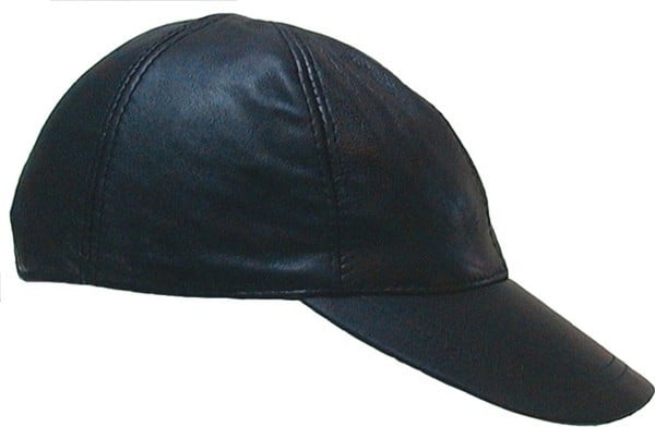 Mister B Leather Baseball Cap