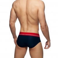 Addicted AD918 Cockring C-Through Brief Navy