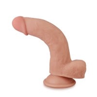 Realistické dildo so semenníkmi Lovetoy Skinlike Soft Cock 7″