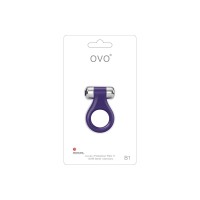 OVO B1 Vibrating Ring Lilac Chrome