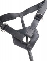 King Cock Strap-On Harness with 8″ Cock