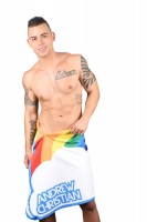 Andrew Christian Rainbow Pride Beach Towel