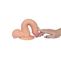 Realistické dildo so semenníkmi Lovetoy The Ultra Soft Dude 8.8″