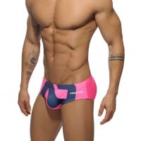 Addicted ADS045 Extra-Large Logo Brief Fuchsia