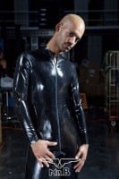 Mister B Rubber Full Body Suit with Zip