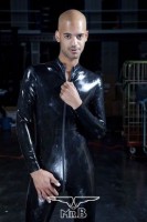 Mister B Rubber Full Body Suit with Zip