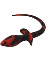 Slave4master Silicone Puppy Tail Black-Red