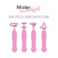 Stimulátor klitorisu FeelzToys Mister Sweetspot růžový