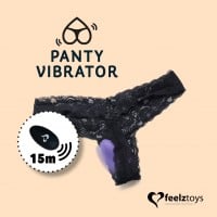 Vibrátor do kalhotek FeelzToys Panty Vibe fialový
