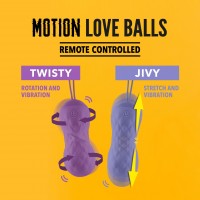 FeelzToys Twisty Remote Controlled Motion Love Balls