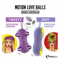 FeelzToys Twisty Remote Controlled Motion Love Balls