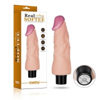 Vibračné dildo Lovetoy Real Softee 7″