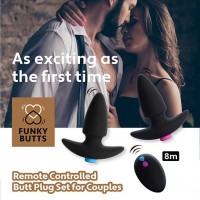 FeelzToys FunkyButts Remote Butt Plug Set