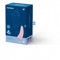 Stimulátor klitorisu Satisfyer Curvy 2+ White