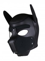 Psí maska Neoprene Puppy Hood černá