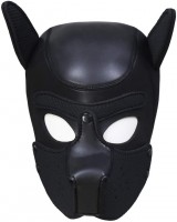Psí maska Neoprene Puppy Hood černá