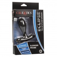 CalExotics Eclipse Slender Probe Vibrating Butt Plug Black