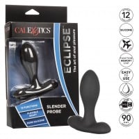 CalExotics Eclipse Slender Probe Vibrating Butt Plug Black