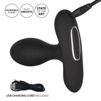 CalExotics Eclipse Slender Probe Vibrating Butt Plug Black