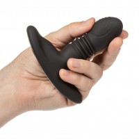 Vibračný stimulátor prostaty CalExotics Eclipse Thrusting Rotator Probe čierny