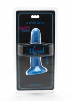 Dildo ToyJoy Get Real Happy Dicks 6 Inch modré