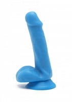 Dildo so semenníkmi ToyJoy Get Real Happy Dicks 6 Inch ružové