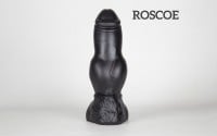 Psí dildo Weredog Roscoe Crimson/White střední