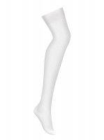 Punčochy Obsessive S800 Stockings bílé