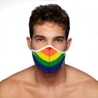 Addicted AC105 Rainbow Face Mask