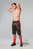 Maskulo AC077-10 Fetish Crew Socks Red