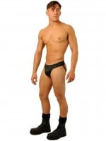 M&K Fist Leather Jock Black