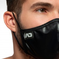 Addicted AC108 Shiny Face Mask Black